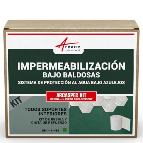 Kit de impermeabilización bajo baldosas para baño: SPEC ARCASPEC + BANDA ARCABAND - 270 - - ARCANE INDUSTRIES