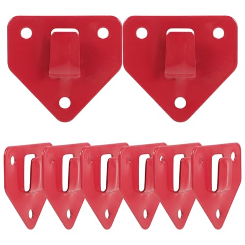 Soporte de pared para extintor jojofuny de metal resistente con base estable pack de 8 2