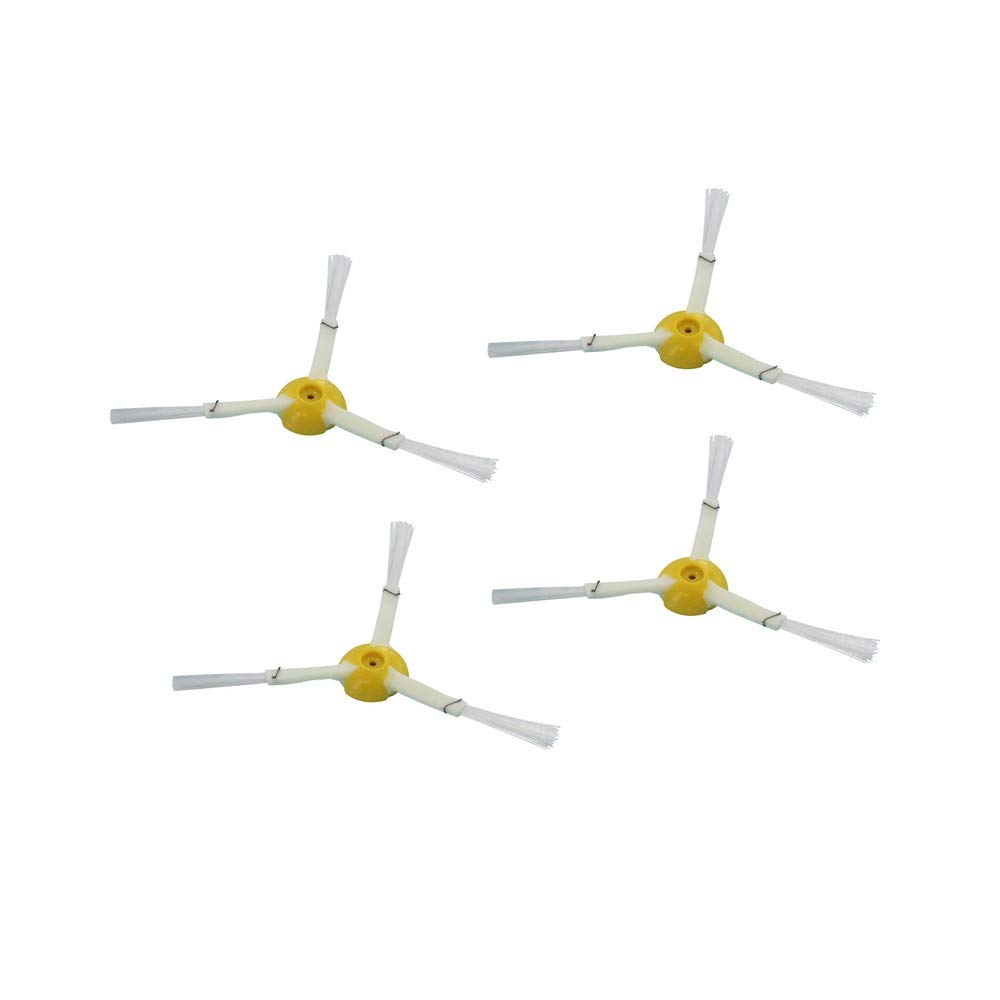 Paxanpax 3-Arm Side Brushes for iRobot Roomba 800, 870, 880 (Pack of 4)