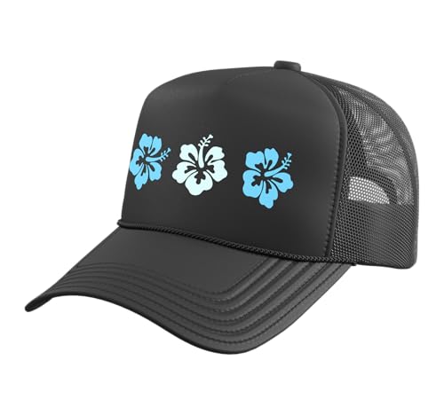 Gorra trucker surf tropical floral isla hawaiana miniatura 1