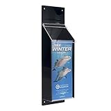 Source One Acrylic Black Outdoor Trifold Brochure Holder, Multiple Sizes Available (1 Pack, 1 Pocket)