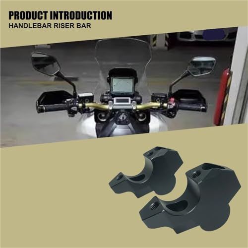 Elevador manillar extensible abrazadera manillar motocicleta XADV 750 3