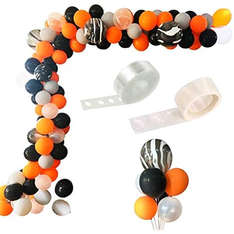 Orange Black Balloon Arch Kit, Halloween Balloon Garland Orange and Black Party Decorations for Halloween Graduation Birthday Party Decorations Cover