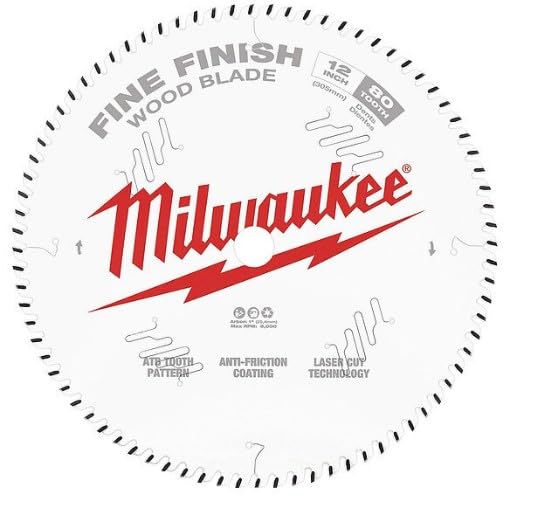 Milwaukee 12" 80T Fine Finish Circular Saw Blade