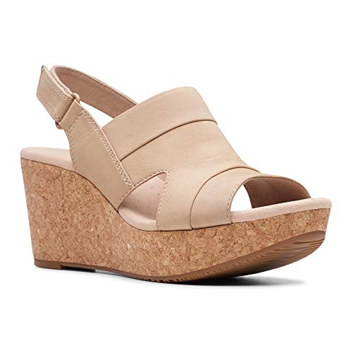 Clarks Women's Annadel Ivory Wedge Sandal