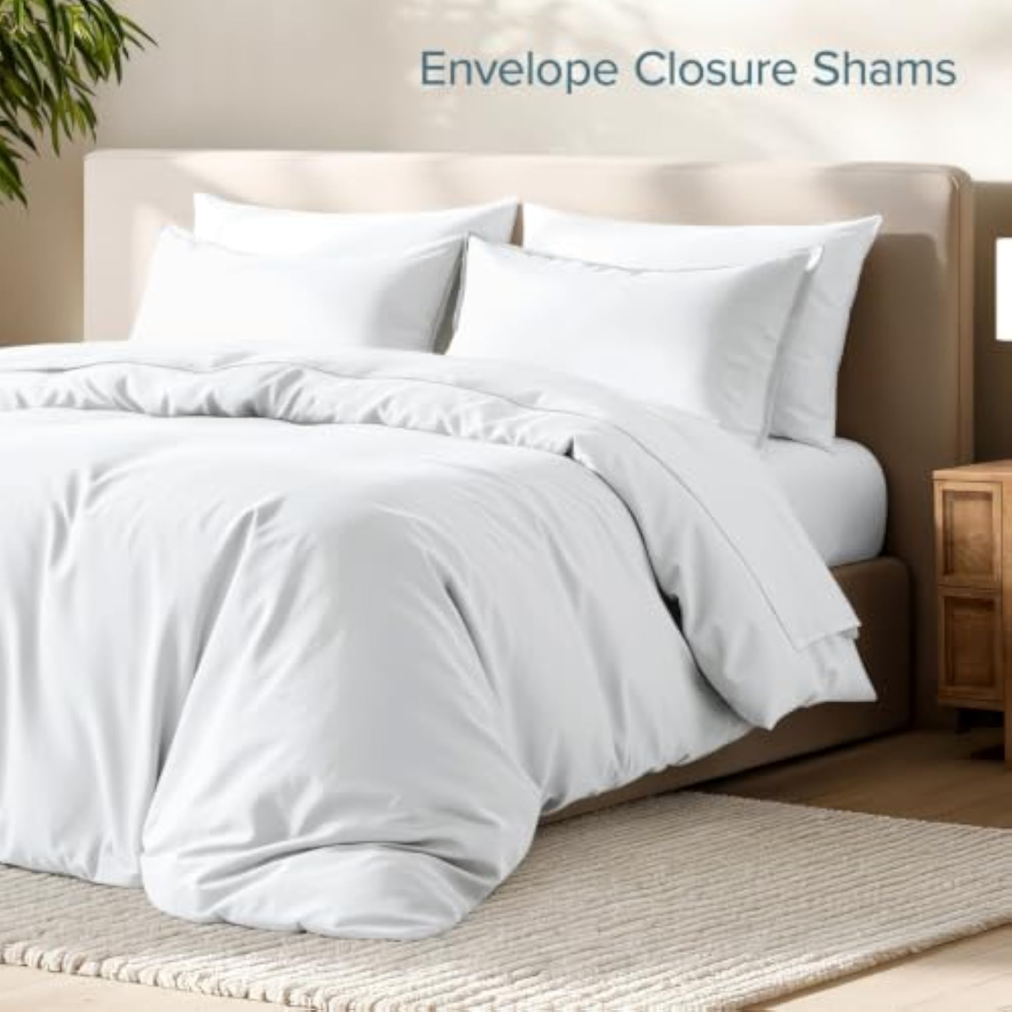 Full/Queen Duvet Cover and Sham Set, Premium Microfiber