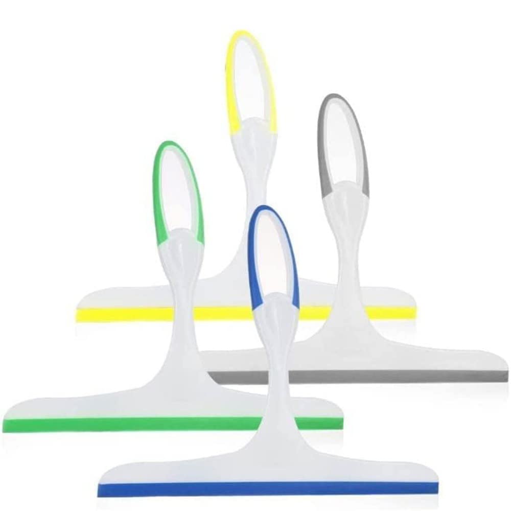 Cipla Plast Small Wiper for Cleaning Windshield and Kitchen Table & Platform Cleaning Wiper Soft Silicone Handle (Multicolor)- Pack of 4-image-22