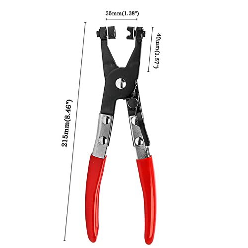 Hose Clip Clamp Plier Straight Throat Type, Oil Valve Seal Removal, Tube Bundle Clamp Removal and Installation Repairing Tool - Image 3