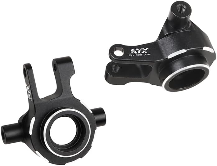 KYX Racing CNC Machined Aluminum Steering Knuckle Upgrades Parts Accessories for 1/10 RC Car Traxxas F150 Raptor R