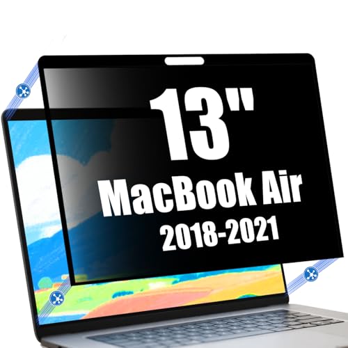 Ceydebne Privacy Screen Protector for MacBook Air 13 Inch (2018-2021, M1) Removable Laptop Privacy Screen Shield Ultra-Thin Design