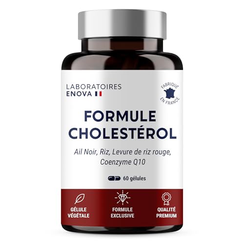 FORMULE CHOLESTÉROL | Ail Noir, Riz, Levure de riz rouge,