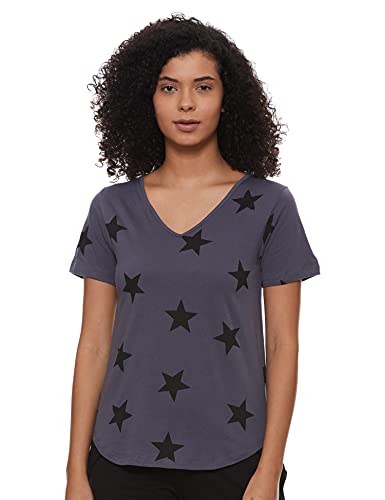 Image of A.T.U.N. (ALL THINGS UBER NICE) Womens Printed Cotton Long Sleeve Regular T-Shirt (Pack of 3)