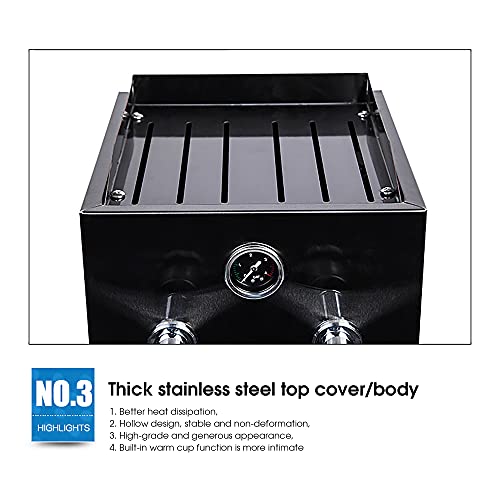 8L Kommerzielle Milchaufschäumer, Multifunktions-Dampfkocher, Vollautomatischer Milchschaum-Hersteller, für Bubble Tea… – Bild 6