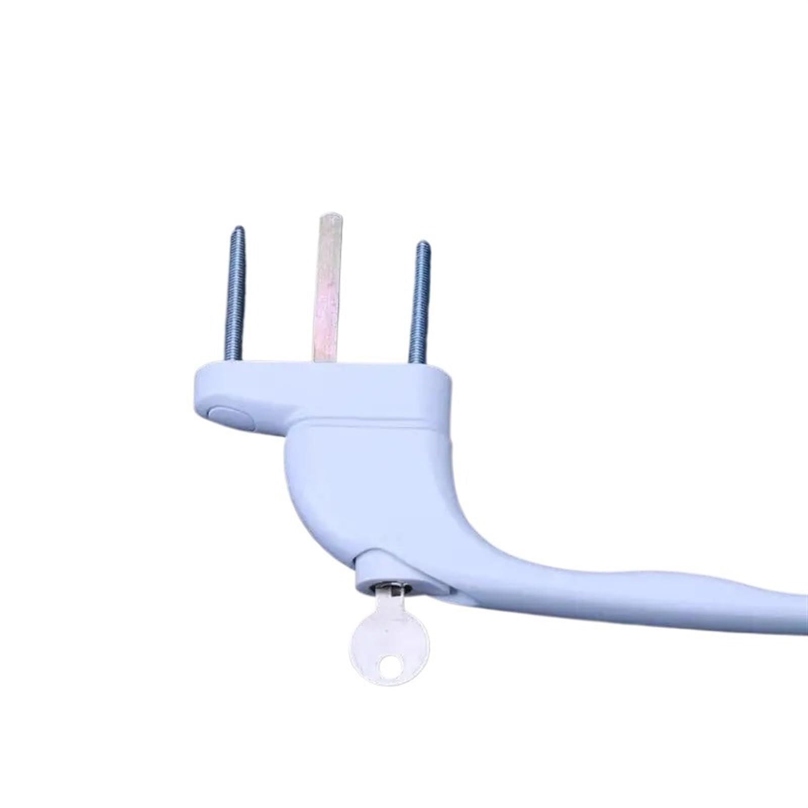 Maniglie per finestre in Lega di Alluminio Bianca con Serrature Chiave Universale per Porte a Doppio Vetro