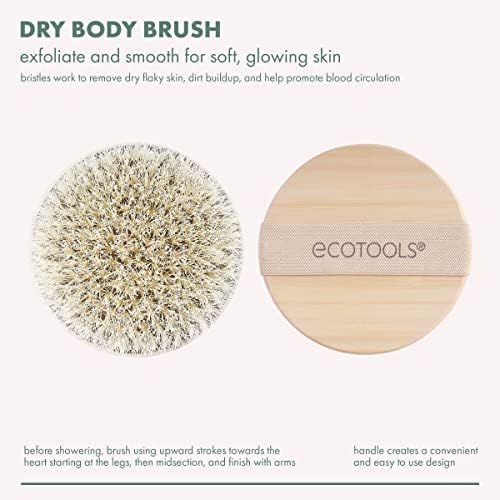 EcoTools Dry Body Brush for Dry Brushing, Smooth Skin, 1 Count - 1