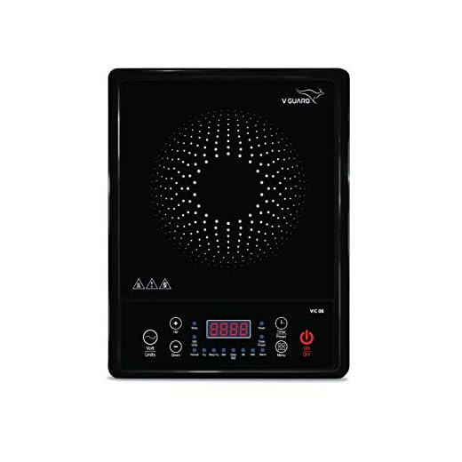 V-Guard VIC 06 1600 Watts Induction Cooktop (Black)