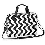 CNNINGYI Laptop Carrying Case, 15.7 Inch Chevrons Laptop and Tablet, Sleek Design, Water-Repellent Fabric, Business Casual, Stripes Chevrons Pattern Casual Toploader