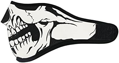ThreeH Warm Headwear Skull Half Face Mask Reversible Motorcycle Riding Mask FM09