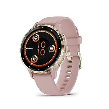 Garmin Relógio Venu 3s Rosa 41mm com Monitor Cardíaco de Pulso e GPS