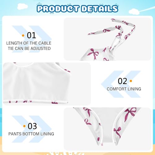 Image of Boccsty Summer Girls Swimsuits Kids Bikini Sets 2 Pcs Bathing Suit for 3T-12T