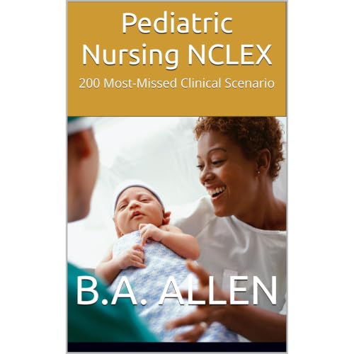 Pediatric Nursing NCLEX Audiolibro Por B.A. Allen arte de portada