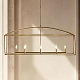 Pendant Ligh Forge Curve Dining, Organic Curves, Geometric Angles, Hand-Forged Finish...