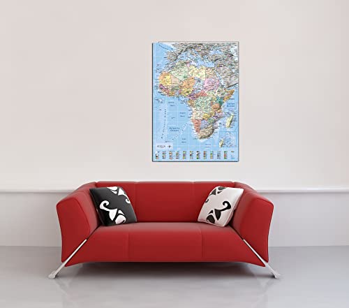 empireposter - Landkarten - Africa Map - für Heimbüro - Größe (cm), ca. 61x91,5 - Poster, NEU -