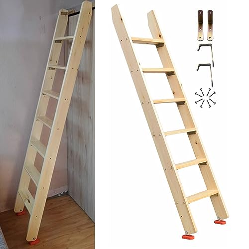 Extra Wide Loft Bed Ladder for Kids & Students2 Mounting
