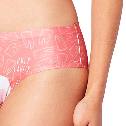 Image of Dellukee Sexy Women Underwear Briefs Breathable Hipster Panty White Alpaca Print
