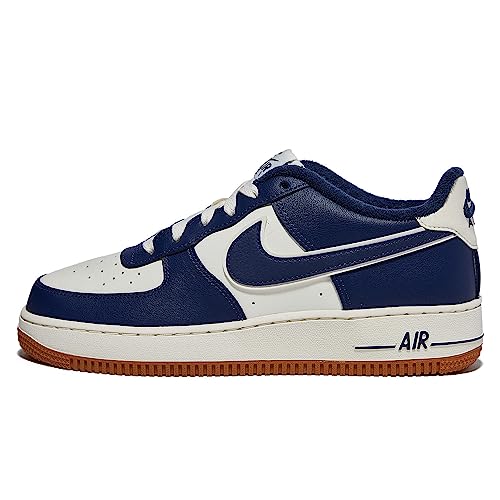 Nike Boy's Air Force 1 LV8 2 (Big Kid) Sail Midnight Navy 5.5 Big Kid M
