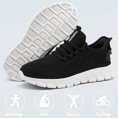 Image of Men Running Shoes Tennis Walking Gym Slip On Workout Athletic Fashion Sneakers Lightweight Breathable Sport Jogging Casual Shoe