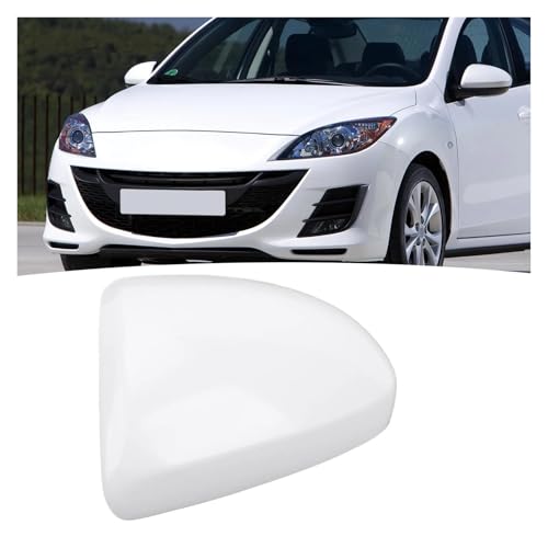 Coque de rétroviseur blanc haut de gamme pour Mazda 2 3 6 gauche