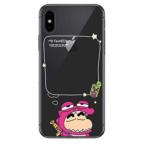 iPhone16e 用 クレヨンしんちゃん クリア ケース 【日本国内から発送】 CrayonShinchan Favorite S1 Clear Case アイフォン 16e 対応 TPU ゼリー キャラクター カバー Type2 チョコビ しんちゃん