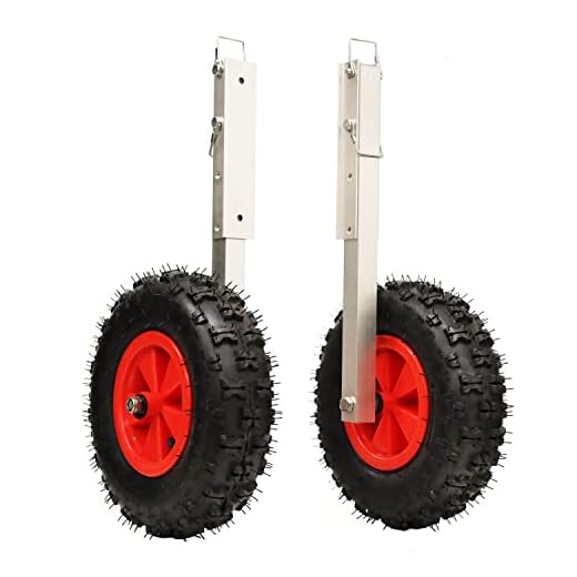 ACTIVE GIFT Boat Launching Wheels Set Boat Transom Launching 12" Wheel