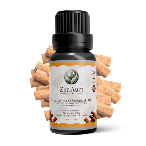 ZenAum Essences 100% Pure Sandalwood Essential Oil | Premium Grad...