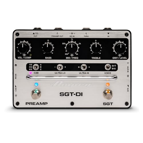 Ampeg SGT-DI Préampli Basse avec Voix SVT et B15 pour Sculpter votre Son