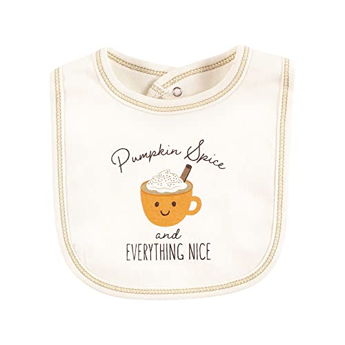 Image of Touched by Nature Unisex Baby Organic Cotton Bibs, Fall Food, One Size