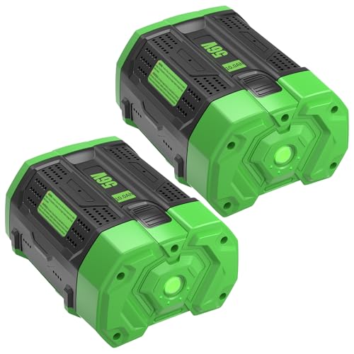 Image of 2Pack BA5600T 10000mAh 56V Replacement Battery for EGO 56V Battery 10.0Ah Compatible with EGO Battery 56Volt Cordless Tools (Black)