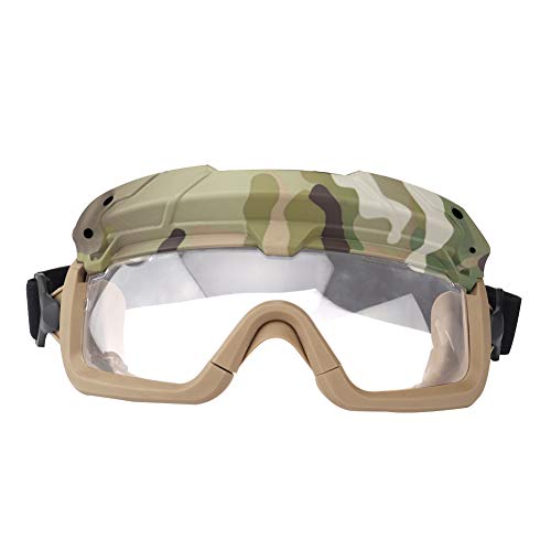 ANSNOW Airsoft Paintball Goggles Windproof Anti Fog CS Wargame Protection Eyewear for Helmet Fishing Cycling