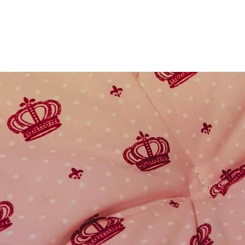 Cama Pet 2x1 Casinha Cabana Toca Iglu Almofada Cães Gato G coroa:rosa