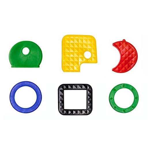 Schlüsselkennzeichnung/Sortimentauswahl für gängige Schlüssel (30 Stück) unterschiedlicher Art - farbig Sortiert (Standardfarben)