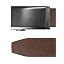 40mm Solid Gun Metal Buckle & Tobacco Brown Leather