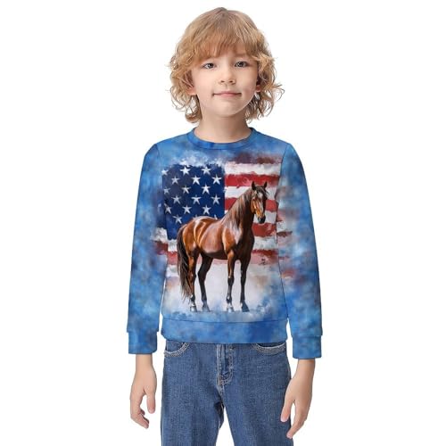 Fall/Spring Shirts Kids Clothes Long Sleeve Tops Novelty Pullover Shirt Tee Tunic