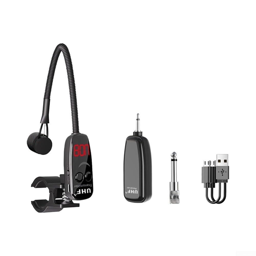 Micro sans fil UHF pour flûte Dizi portée 40 m
