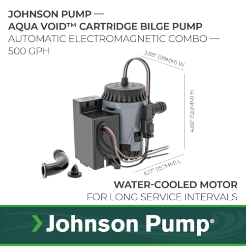 Johnson Pump 10-13637-01 Aqua Void Electro-Mag Combo - 12V, 500 GPH by Johnson Pump - Image 2