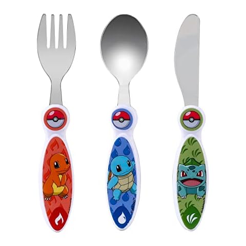 PoKéMoN Children's Kids 3pcs Cutlery Set Cover