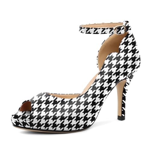 Image of AUMOTED High Heels Pumps Platforms Shoes for Party Daily 3.4 inch Dressy Pumps