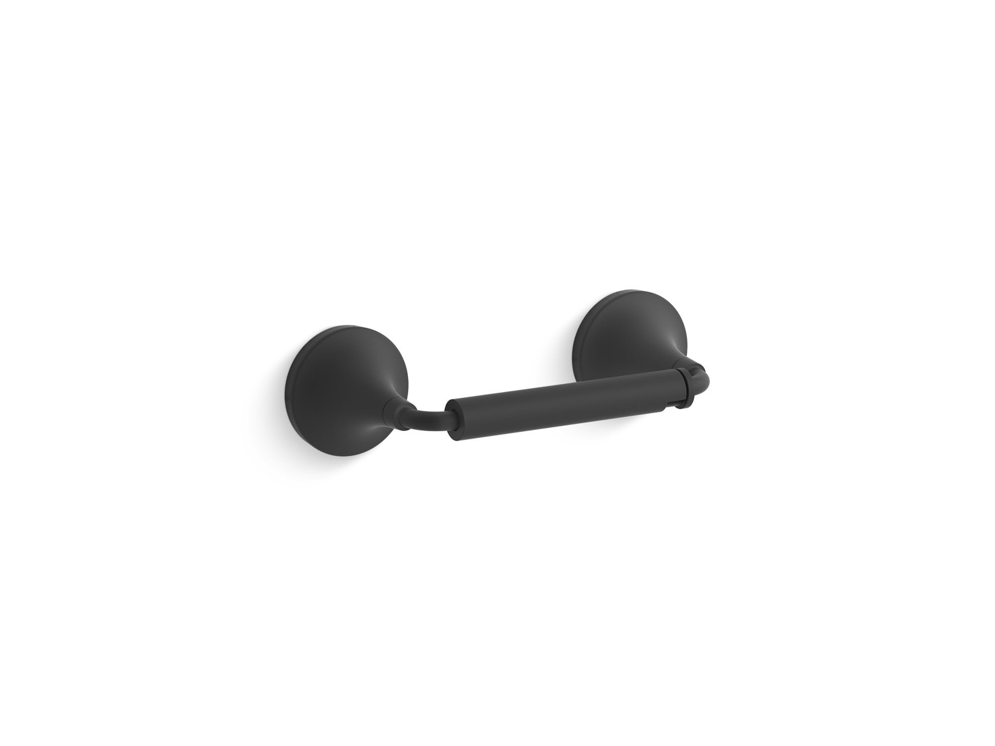 KOHLER Tone Pivoting Toilet Paper Holder, Matte Black - Image 3