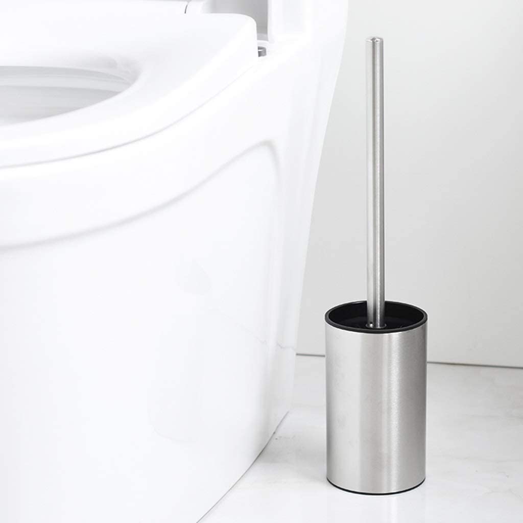 escobilla WC Cepillo de Inodoro Duradero con Soporte, Cepillo de Inodoro para baño, Cepillo de Limpieza para Inodoro, Cepillo Limpiador de Inodoro Eficiente