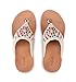 The Sak Shana Crochet Thong Sandal, Ecru Bali Beads, 7
